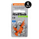 iCellTech Hearing Aid Batteries Size 13 (6 pcs)