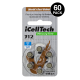 iCellTech Hearing Aid Batteries Size 312 (60 pcs)