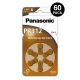 Panasonic Hearing Aid Batteries Size 312 (60 pcs)