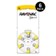 Xcell (by Rayovac) Hearing Aid Batteries Size 10 (6 pcs)