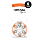 Xcell (by Rayovac) Hearing Aid Batteries Size 13 (6 pcs)
